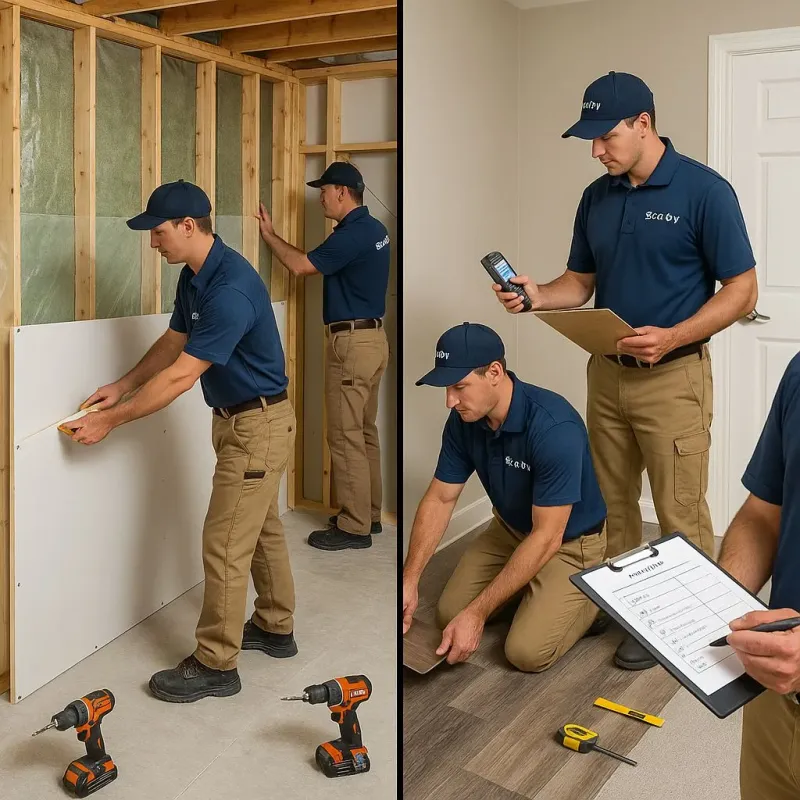 Repairs and Reconstruction process in Cottle County, TX